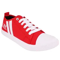 Creations Garg Men PVC Sole Casual Shoes Lastest (RED_8)-T4 Play RED_8-thumb3