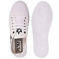 Creations Garg Men PVC Sole Casual Shoes Lastest (White_9)-T4 Play White_9-thumb3