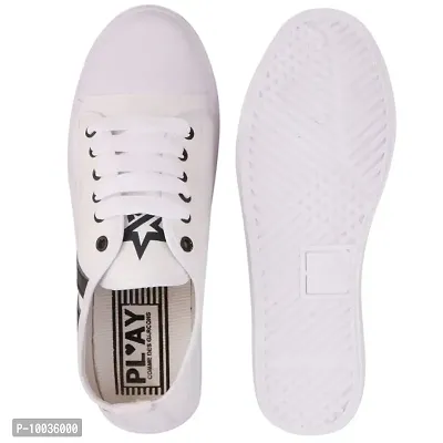 Creations Garg Men PVC Sole Casual Shoes Lastest (White_9)-T4 Play White_9-thumb4