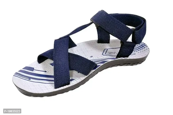 Creation Garg Men's Blue Sandals|Walkers|Floaters|Footstairs|Footwears(Size-10)-thumb2