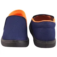 Creation Garg Men's Captain Casual Shoes (Orange  Blue)-thumb3