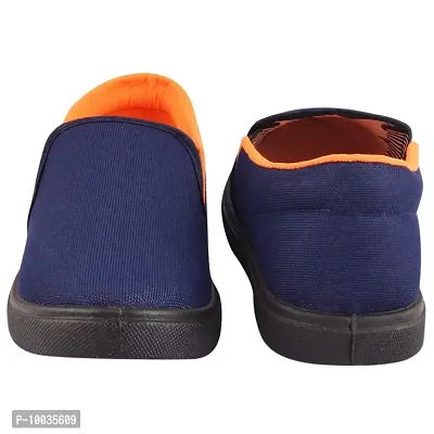 Creation Garg Men's Captain Casual Shoes (Orange  Blue)-thumb4