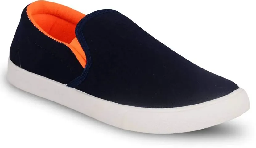 Creation Garg Men's Orange Casual Shoes -6