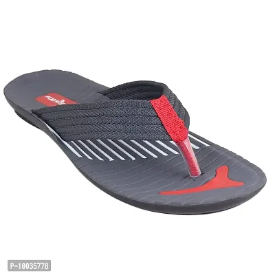 FOOT STAIR Men?s Fashion Perfect Walking Flip-Flop Slipper (Red)-thumb2