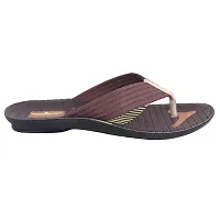 FOOT STAIR Men?s Fashion Perfect Walking Flip-Flop Slipper (Brown)-thumb2