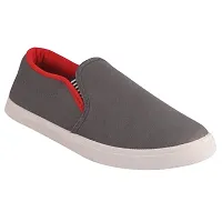 FOOT STAIR Men's Sports Shoes || Outer Material- Fabric || Sole Material- PVC || RED || 8 UK || Pilot Grey RED-8-thumb1