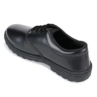 Creation Garg Comfortable and Durable School Shoes for Boys Black-thumb1