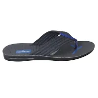 Creation Garg Men's Flip Flop for Outdoor (Grey & Blue)-thumb2