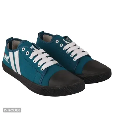 FOOT STAIR Men's PVC Sneakers | Turquoise | 9-thumb0