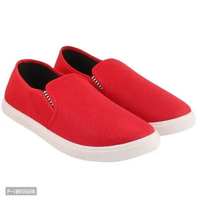Creation Garg Men?s Casual Shoes for Walking &Running for Daily use (Red)