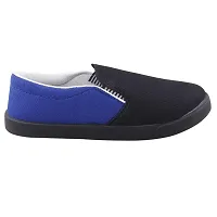 Creations Garg Men's PVC Sole Casual ShoesFor Office Wear (Blue)-thumb2