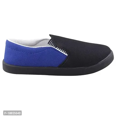 Creations Garg Men's PVC Sole Casual ShoesFor Office Wear (Blue)-thumb3