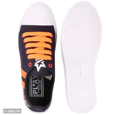 Creations Garg Men PVC Sole Casual Shoes Lastest (Orange_8)-T4 Play Orange_8-thumb2