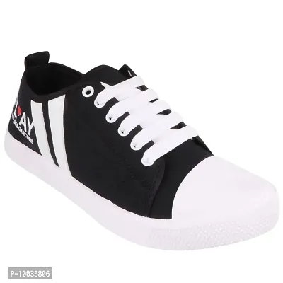 Creations Garg Men PVC Sole Casual Shoes Lastest (Black_8)-T4 Play Black_8-thumb3