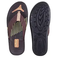 FOOT STAIR Men?s Fashion Perfect Walking Flip-Flop Slipper (Brown)-thumb4