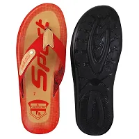 Creation Garg Men's Red Flip-Flops and House Slippers-thumb4