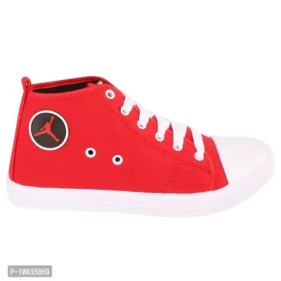 Creations Garg Men PVC Sole Casual Shoes Lastest (RED_9)-MJ23 RED_9-thumb4