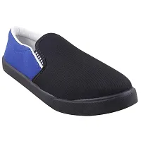 Creations Garg Men's PVC Sole Casual ShoesFor Office Wear (Blue)-thumb1
