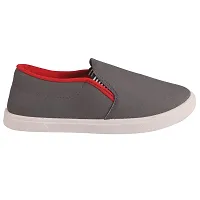 FOOT STAIR Men's Sports Shoes || Outer Material- Fabric || Sole Material- PVC || RED || 8 UK || Pilot Grey RED-8-thumb2