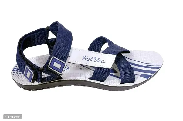 Creation Garg Men's Blue Sandals|Walkers|Floaters|Footstairs|Footwears(Size-10)-thumb0