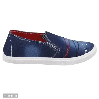 Creation Garg Men's PVC Casual Shoes (Dark Blue_9)-thumb3