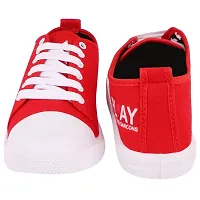 Creations Garg Men PVC Sole Casual Shoes Lastest (RED_8)-T4 Play RED_8-thumb2