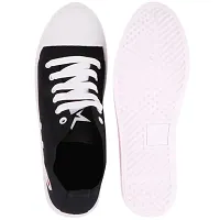 Creations Garg Men PVC Sole Casual Shoes Lastest (Black/White_7)-MJ23 Black/White_7-thumb1