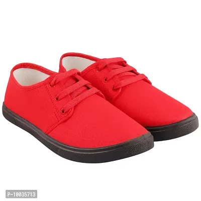 Creation Garg Men's Casual Captain Shoes (Red)