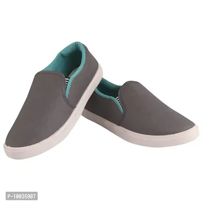 FOOT STAIR Men's Sports Shoes || Outer Material- Fabric || Sole Material- PVC || Sky || 8 UK || Pilot Grey Sky-8
