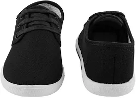 Creation Garg Men's Black Casual Shoes|Stylish Party Shoes|Loafers|Sneakers (Size-10)-thumb3