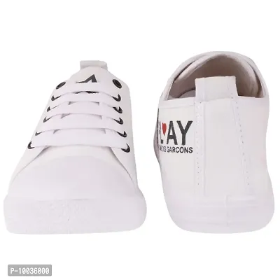 Creations Garg Men PVC Sole Casual Shoes Lastest (White_9)-T4 Play White_9-thumb3