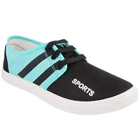 Creations Garg Men PVC Sole Casual Shoes Lastest (Turquoise_10)-WHITE351 Turquoise_10-thumb1