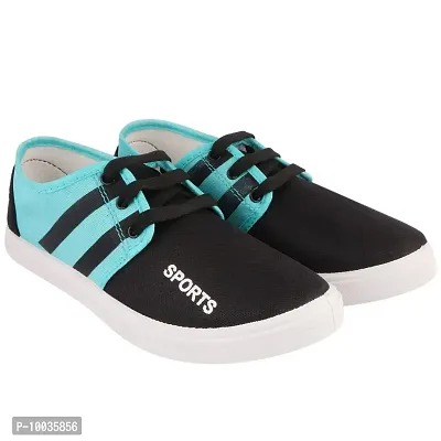 Creations Garg Men PVC Sole Casual Shoes Lastest (Turquoise_10)-WHITE351 Turquoise_10-thumb0