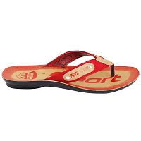 Creation Garg Men's Red Flip-Flops and House Slippers-thumb2