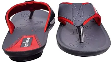 Creation Garg Men's Red Flip Flops|Walkers|Slippers|Footstairs|Footwears(Size-7)-thumb3