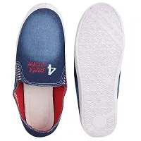 Creation Garg Men's PVC Casual Shoes (Light Blue_8)-thumb4