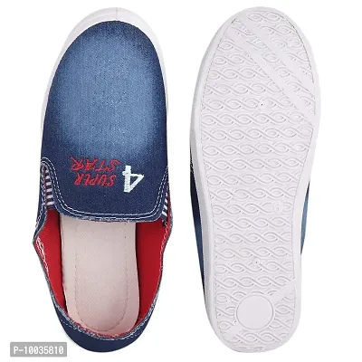 Creation Garg Men's PVC Casual Shoes (Light Blue_8)-thumb5