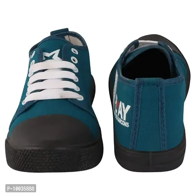 FOOT STAIR Men's PVC Sneakers | Turquoise | 9-thumb3