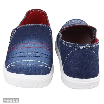 Creation Garg Men's PVC Casual Shoes (Dark Blue_9)-thumb4