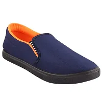 Creation Garg Men's Captain Casual Shoes (Orange  Blue)-thumb2