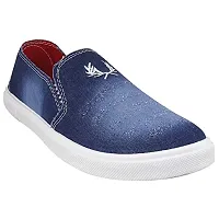 Creation Garg Slip-on Sneaker Outdoor Shoes for Men and Boys- Denim Blue-thumb2