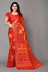 Red Brasso Bollywood Saree-thumb3