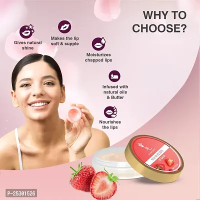 LA'BANGERRY Lip Balm For Glossy Lips (STRAWBERRY)-thumb4