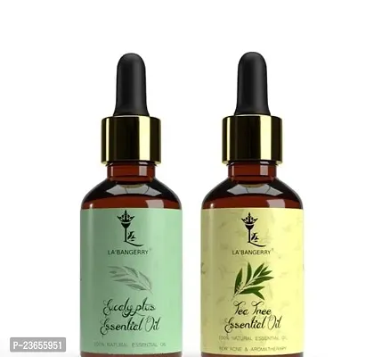 Essential Oils Citronella, Eucalyptus, Rosemary, Tea Tree, Bergamot Combo (Pack Of 5). For Skin, Boosts Immunity, Prevents Dental Problems, Hair, Face And Aromatherapy. 100% Pure, Natural, Undiluted, And Therapeutic Grade Essential Oils.(150 Ml)-thumb0