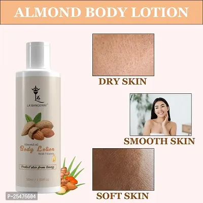 Advanced Body Lotion for Very Dry Skin- Nourishing Protect Skin from Tanning with Almond Oil And Vitamin E - Restoring Body Butter Moisturizer-pack of 1- (50ML)-thumb0