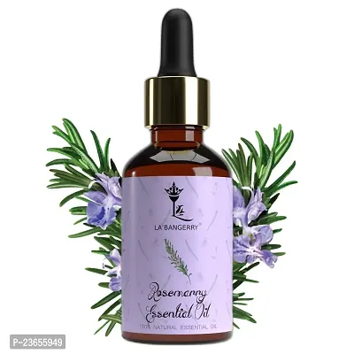 Rosemary Essential Oil, 30Ml Glass Bottle For Hair Growth, Shining And Strong Hair, Hydrating Skin, ,100% - Pure, Natural, Therapeutic Grade And Undiluted For Hair Growth (30 Ml Glass Bottle)-thumb0