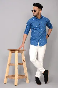 Well Printed Men's Shirt-thumb3