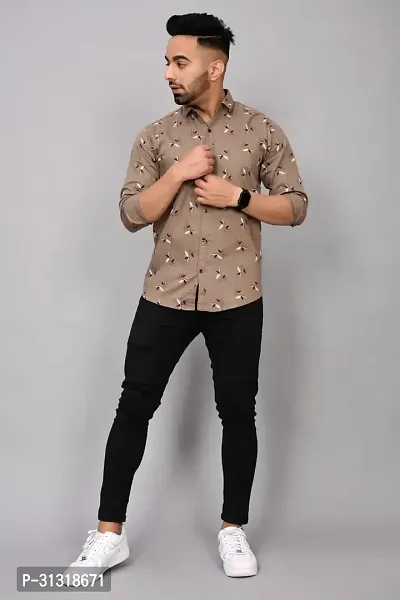 Well Printed Men's Shirt-thumb2