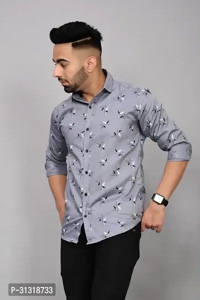 Well Printed Men's Shirt-thumb4