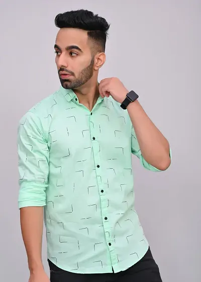 New Trendy Line Print Shirt